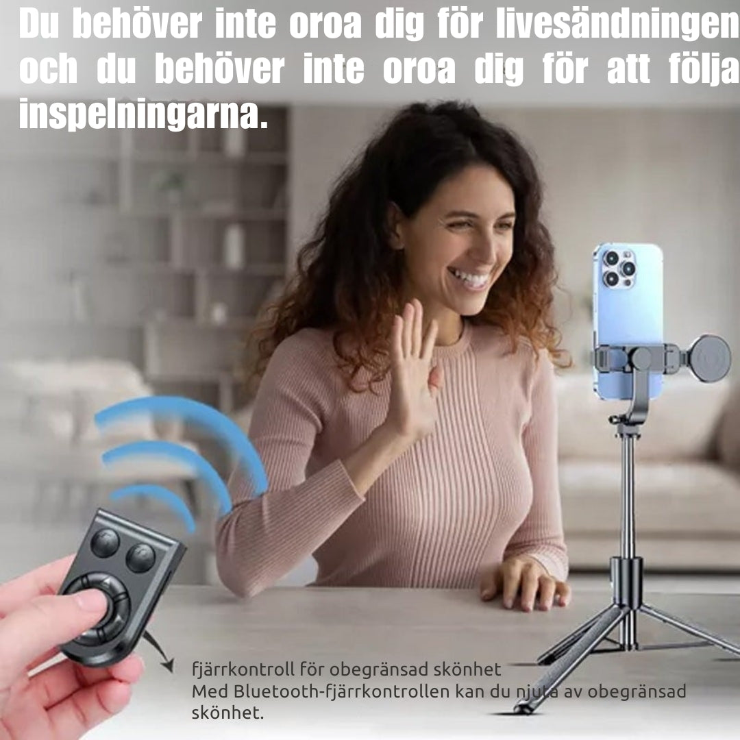 ProShot 6-i-1 Selfie Stick – Det Ultimata Verktyget för Perfekta Foton och Videor