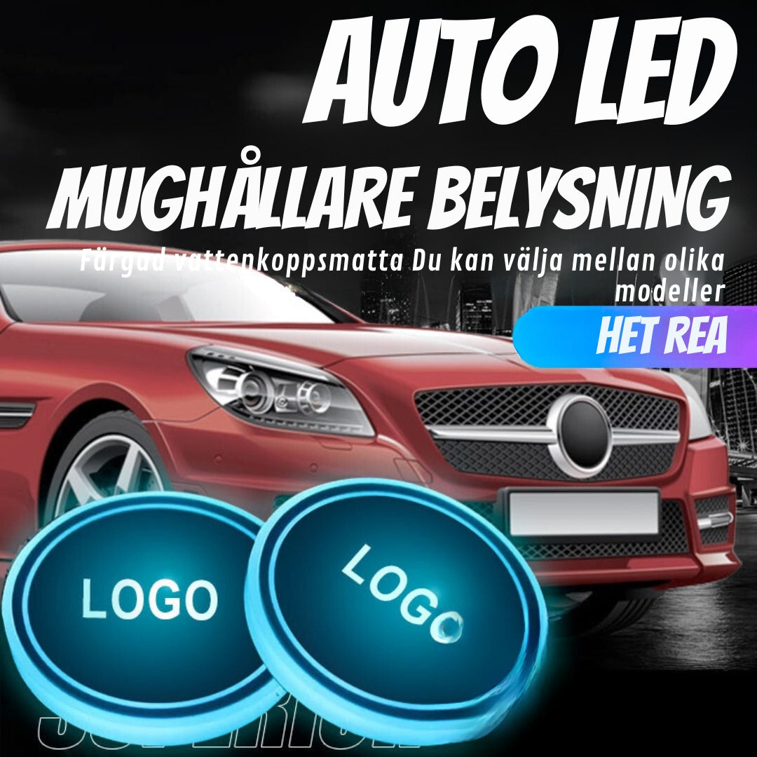 Auto LED-mugghållarlampa